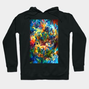 Rainbow Droplets Hoodie